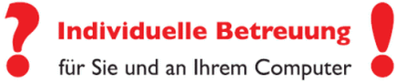 ? Individuelle Beratung !